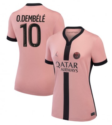 Paris Saint-Germain Ousmane Dembele #10 Replika Tredjetrøje Dame 2024-25 Kortærmet